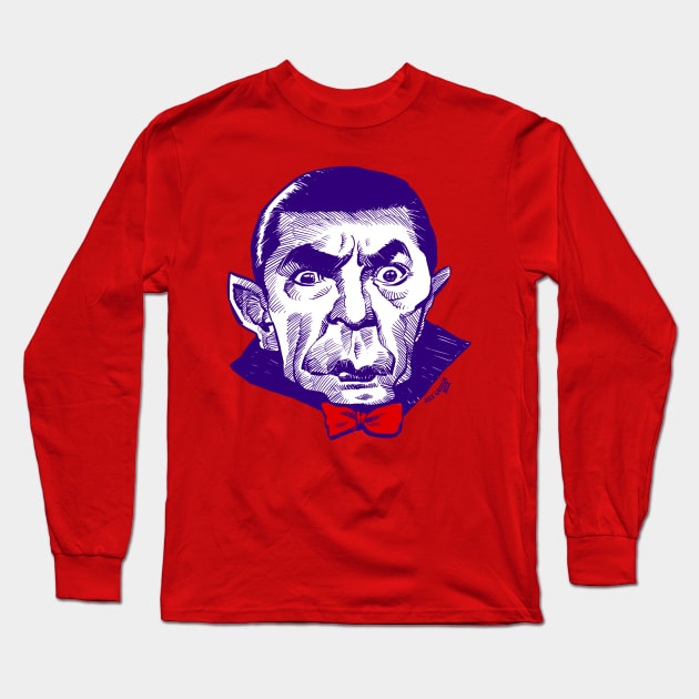 Dracula Long Sleeve T-Shirt by alexgallego